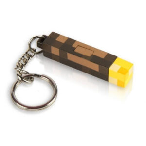 Home minecraft torch keychain night light pendant – luminous my world game peripheral toy(made in china)